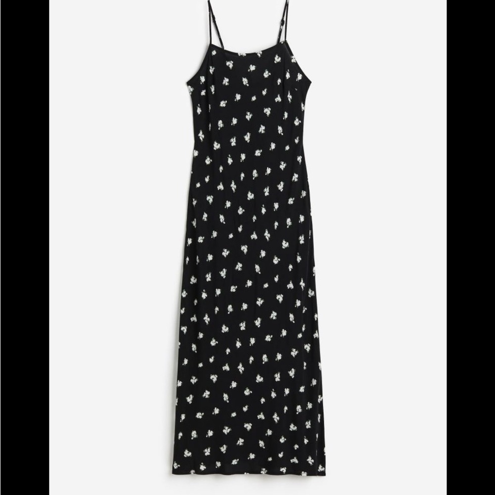 H&M midi slit dress size 2